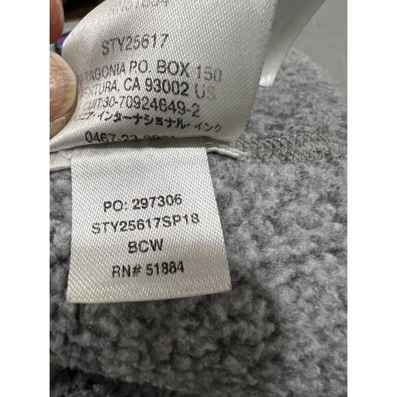 Patagonia Better Sweater 1/4 Zip Fleece Women's XS Marled Gray - Picture 5 of 6